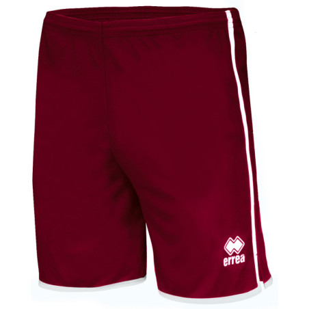 Short ERREA Bonn bordeaux et blanc