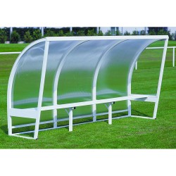 Abri de touche en aluminium - Hauteur 1.60 m