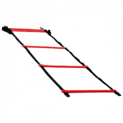 Echelle de rythme simple 4 m, coloris rouge