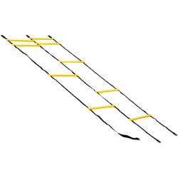 Echelle de rythme double 4 m, coloris jaune