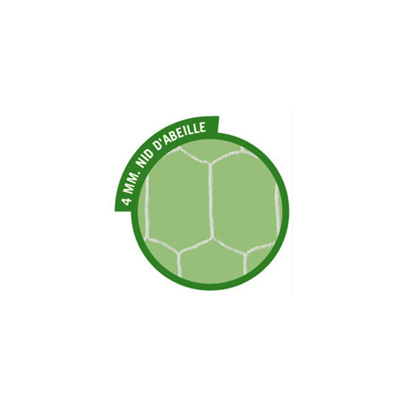 Filets foot à 11 - Buts européens - Nid d'abeilles - La paire