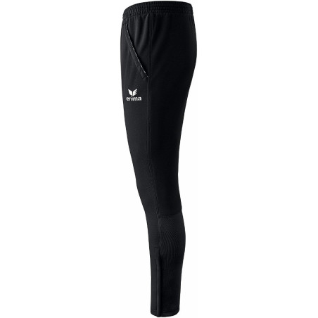 Pantalon d'entraînement Erima fuseau 2.0, couleur noir, de profil