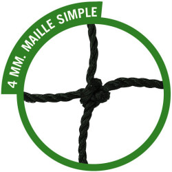 Filet amortisseur handball 4mm - Paire pour but 3x2m 2