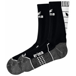 Chaussettes d'entrainement ERIMA, couleur rouge et noir 2