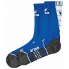 Chaussettes d'entrainement ERIMA, couleur bleu roi et blanc