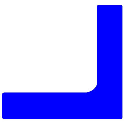 Latte De Marquage Bleue En PVC - 40 X 4 Cm - Pour Sport, Éducation Physique, Entraînement - 2
