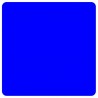 Marquage au sol Carré coloris bleu