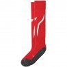 Chaussettes football Erima Tanaro, couleur rouge et blanc