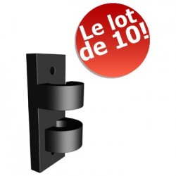 Lot de 10 crochets à vis pour buts football