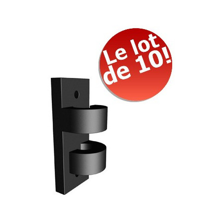 Lot de 10 crochets à vis pour buts football