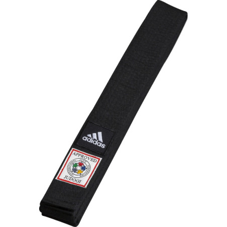 Ceinture Noire IJF Adidas Judo Homologuée Compétition | CLUB-SHOP.fr