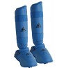 Protège-tibia et pied Adidas officiel WKF coloris bleu