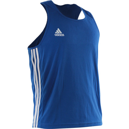 Débardeur Adidas boxe anglaise bleu aiba