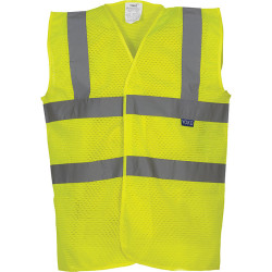 Gilet haute visibilité à maille ajourée pour Stadier