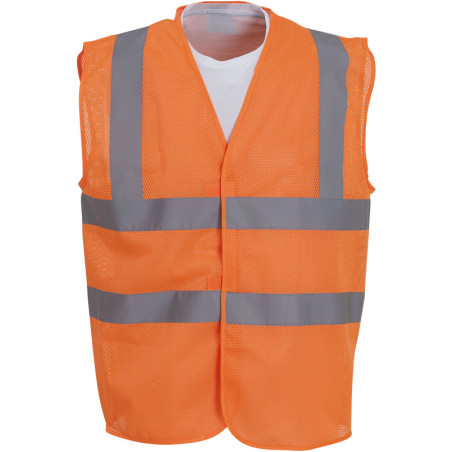Gilet haute visibilité à maille ajourée pour Stadier