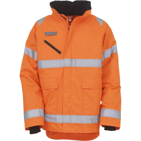 Parka haute visibilité multipoches pour Stadier