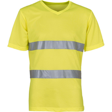 Tee shirt col V haute visibilité pour Stadier
