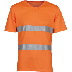 Tee shirt col V haute visibilité pour Stadier 2