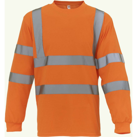 Tee shirt manches longues haute visibilité pour Stadier