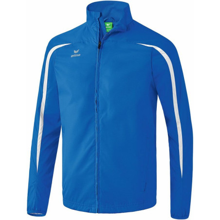 Veste Running Erima, couleur bleu roi et blanc