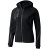 Veste Softshell Fonction ERIMA Femme, couleur noir et anthracite, de face