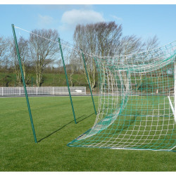 Jeu de 6 mâts arrières pour buts de foot 11 joueurs