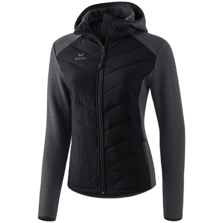 Veste matelassée Erima Femme, couleur noir