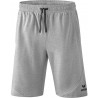 Short sweat ERIMA Essential, couleur gris clair chiné et noir