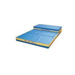 Matelas de réception repliable en 3 parties 240 x 200 cm - Épaisseur 20 cm 2