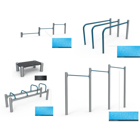 Pack de 5 modules de Street Workout