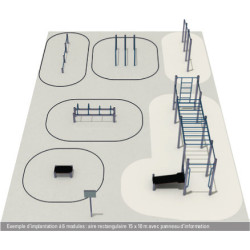 Pack de 6 modules de Street Workout