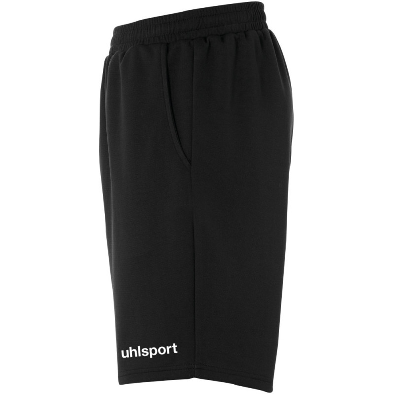 Short Essential  Uhlsport noir Profil gauche