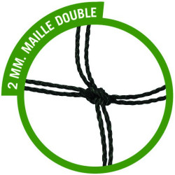 Filets foot à 7 - Maille doubles 145 mm - La paire