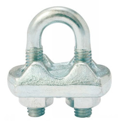 Serre câble étrier galvanisé 5 mm