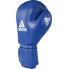 Gants de boxe Adidas Compétition AIBA bleu/blanc main gauche