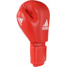 Gants de boxe Adidas Compétition AIBA rouge/blanc main droite