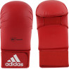 Mitaines de karaté Adidas WKF coloris rouge