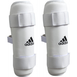 Protège-tibia Adidas à velcro coloris blanc