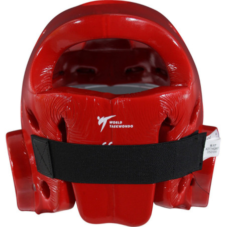 Casque de taekwondo avec visière Adidas vue de dos