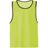 Chasuble ajourée simple jaune fluo