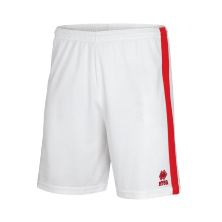 Short ERREA Bolton blanc et rouge