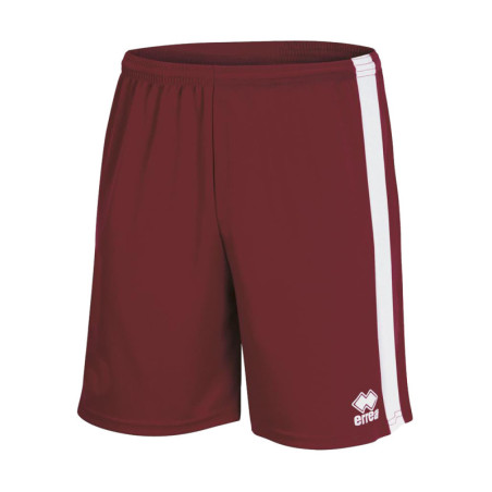 Short ERREA Bolton bordeaux et blanc