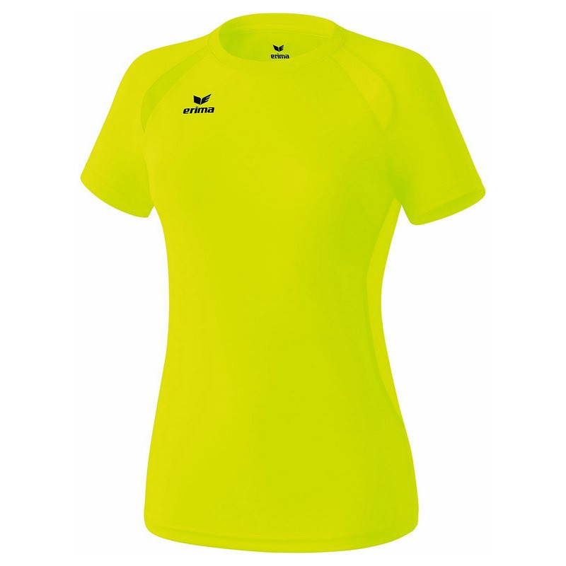 Tee-shirt ERIMA Performance femme, couleur jaune fluo