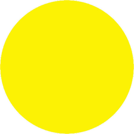 Marquage au sol cercle jaune