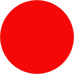 Marquage au sol cercle rouge