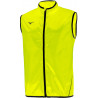 Veste de pluie sans manche MIZUNO Authentic jaune fluo