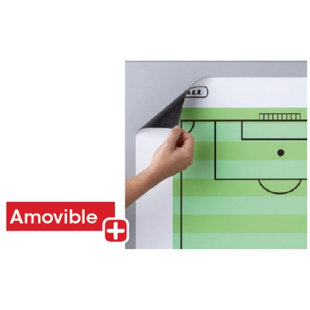 Tableau de Coach magnétique et effaçable Football