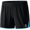 Short Erima 5 Cubes femme, couleur noir et curaçao