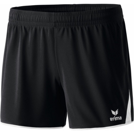 Short Erima 5 Cubes femme, couleur noir et blanc