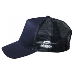 Casquette ELDERA Trucker marine, de profil